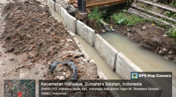 Parahnya Proyek Asal Jadi Marak di OI, Seperti Proyek Drainase Di Ruas SP Indralaya – Meranjat ini