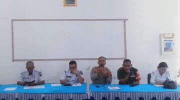 Kapolsek Bilah Hilir Hadiri Rapat Fasilitasi Ketahanan Pangan Bersama Forkopimcam.