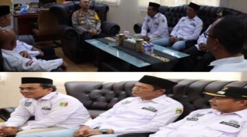 Ketua DPC Apdesi Mirza YB dan Jajarannya Audiensi Bersama Kapolres Tanggamus AKBP Rivandi