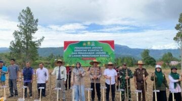 Polres Gayo Lues dan Forkopimda Tanam Jagung Serentak Dukung Swasembada Pangan 2025