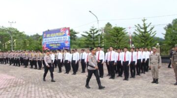 Kapolres Gayo Lues Pimpin Apel Gelar Pasukan, Tanda Dimulainya Operasi Patuh Seulawah 2025 Serentak di Aceh