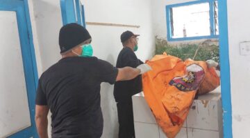 Polres  Tanah Karo Evakuasi dan Lidik Sebab Kematian Mayat X di Sungai Aek Bolon