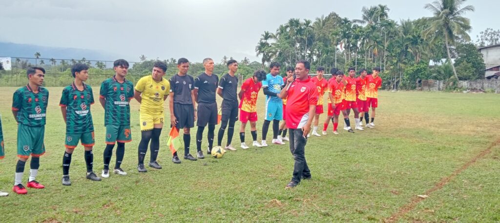 Camat Beutong Said Arifin.ST Buka Secara Resmi Turnamen Sepak Bola Kaki IPMB CUP III 