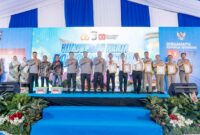 FOTO BERSAMA-Kepala Kantor Wilayah Badan Pertanahan Nasional Provinsi Kepulauan Riau, Nurus Sholichin, A.Ptnh., M.M foto bersama bersama jajaran saat menerima apresiasi & penghargaan dari Kapolda Kepulauan Riau, Irjen. Pol. Asep Safrudin, S.I.K., M.H. (Foto Ist).