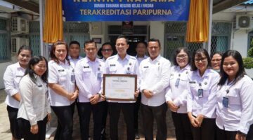Sah Klinik Pratama Rutan Kelas I Medan Terima Akreditasi Paripurna