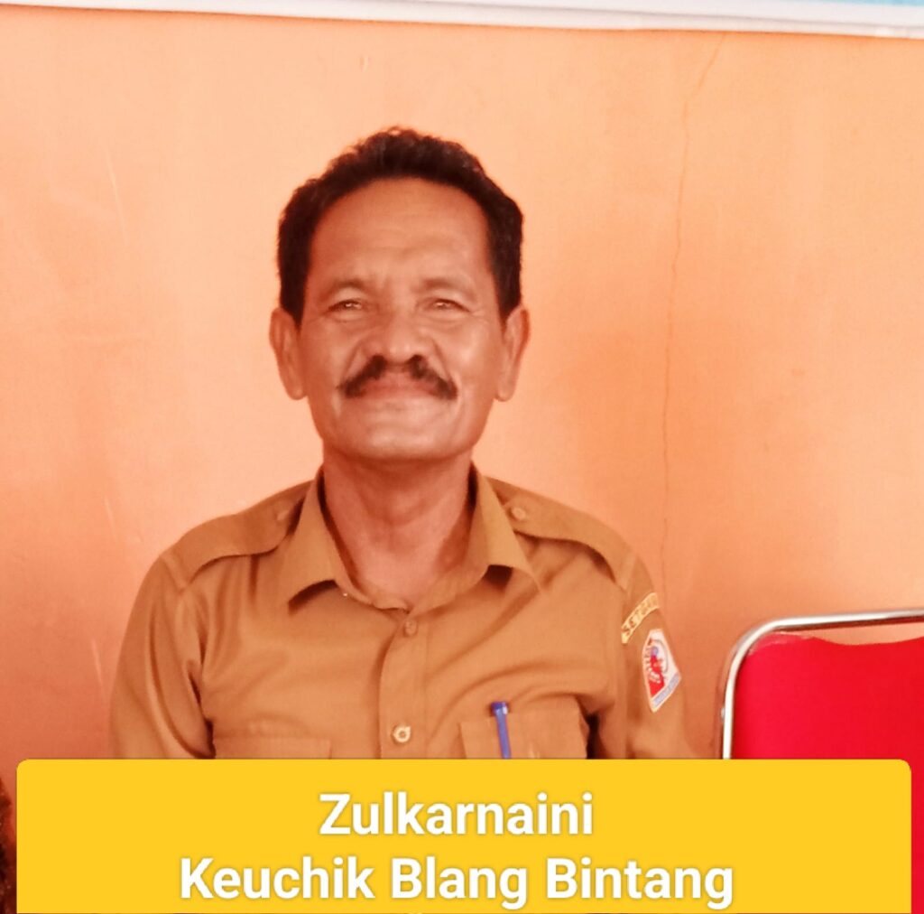 Zulkarnaini Kades Blang Bintang Kecamatan Kuala Kabupaten Nagan Raya Provinsi Aceh 