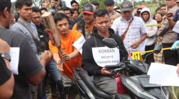 Polres Tanah Karo Gelar Rekonstruksi Kasus Pembunuhan di Perladangan Seledang, 27 Adegan Diperankan Langsung Tersangka