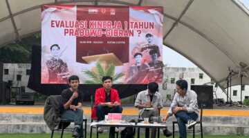 SEMPRO, LMND dan Elemen Mahasiswa Banten Gelar Diskusi Evaluasi 1 Tahun Kinerja Pemerintahan Prabowo–Gibran