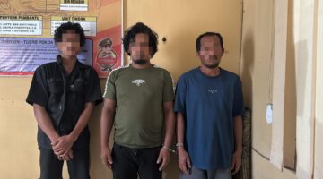 Polsek Bilah Hilir Kembali Gerebek Sarang Narkoba, 3 Orang Pria di Pangkatan Diduga Lakukan Tindak Pidana Narkotika.