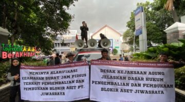 Persatuan Pemuda Pengawal Demokrasi Minta Klarifikasi Kejaksaan Agung atas Surat JAM Pidsus soal Pengembalian dan Pembukaan Blokir Aset Jiwasraya