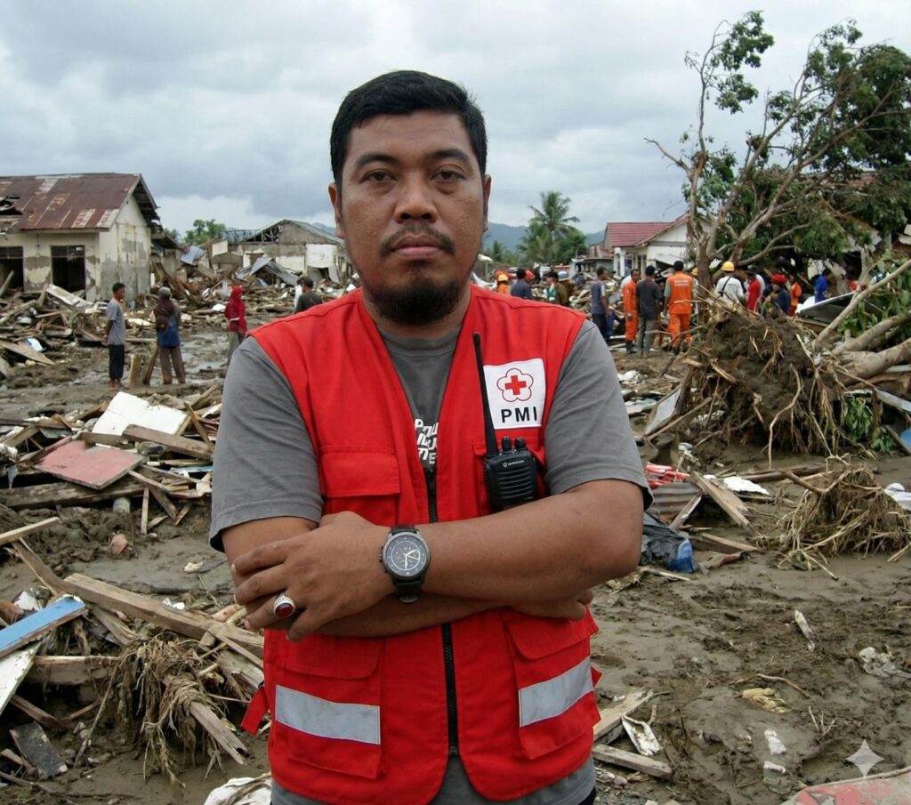 Ketua Palang Merah Indonesia ( PMI ) Nagan Raya Sayed Aril Laifahril, dengan sapaan akrab Bos Loro