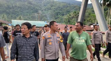 Tiga Hari Tembus Medan Ekstrem, Kapolres Gayo Lues Bersama Bupati dan Dandim Hadir Langsung di Tengah Warga Pining