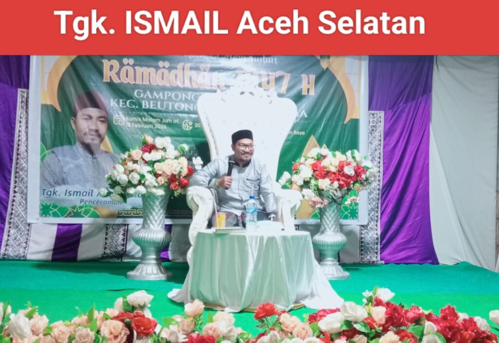 Tgk Ismail dari Labuhan Haji Kabupaten Aceh Selatan