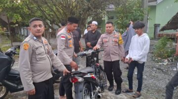 Gerak Cepat : Dengan Laporan Dari Warga Kapolsek Seunagan Timur Gelar Patroli Aksi Balap Liar Dan Kenalpot Brong.