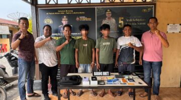 Ungkap Kasus Curas di Desa Sei Tampang, Dua Pria Diamankan Team Unit Reskrim Polsek Bilah Hilir.