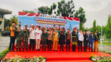 Semangat Kolaborasi: Polda Riau dan Pemprov Gelar Apel Satgas Anti Narkoba, IBU-IBU Panipahan Diangkat Jadi Duta