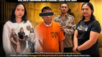 Diamankan Kurang dari 24 Jam! Ini Kronologi Penangkapan Pelaku Cabuli Anak SLB di Berastagi