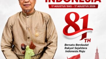Drs. Rahmansyah Lantara, M.Si. Sampaikan Ucapan Dirgahayu Proklamasi Kemerdekaan RI ke-81