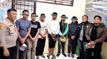 Gagalkan Aksi Tawuran, Polsek Simpang Empat Amankan 6 Remaja Bersenjata Sajam dan Molotov di Surbakti
