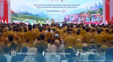 Hadiri Rakornas TPAKD Bersama Presiden Prabowo, Bupati Karo Perkuat Akses Keuangan Warga